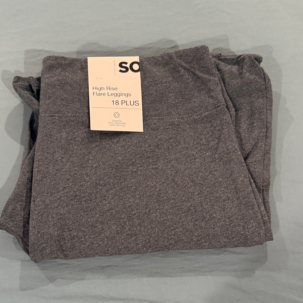 SO Kids Charcoal Flare Leggings